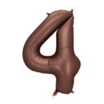 Folinis balionas skaičius RUDI 86cm