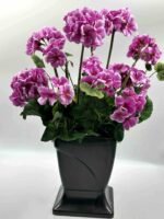 Sunkus dirbtinis pelargonijos vazonas - Image 4
