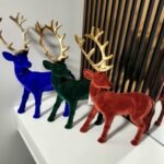 Kalėdinė dekoracija Aksominis Elnias 2