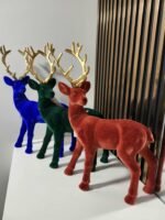 Kalėdinė dekoracija Aksominis Elnias 2 - Image 2