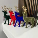 Kalėdinė dekoracija Aksominis Elnias 4