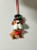 Kalėdinis eglutės žaisliukas Šuo - Image 3
