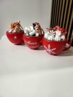 Kalėdinis eglutės žaisliukas puodelis 3