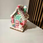 Kalėdinė dekoracija Namelis su LED apšvietimu 2