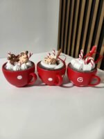 Kalėdinis eglutės žaisliukas Puodelis 3 - Image 2