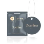 Pakabinamas automobilio kvapas „AŠ MYLIU SAVE - Domina"