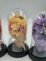 Muilo rožių puokštė gaubte su LED - Image 2