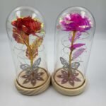 Gėlė gaubte su drugeliu