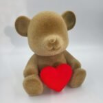 Vidutinis meškutis su širdimi 25 cm.