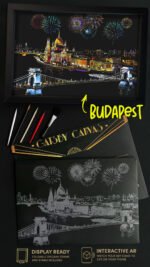 Midnight Cities Canva 1 vnt. - Image 18