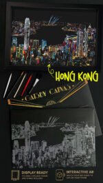 Midnight Cities Canva 1 vnt. - Image 8