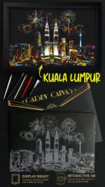 Midnight Cities Canva 1 vnt. - Image 7