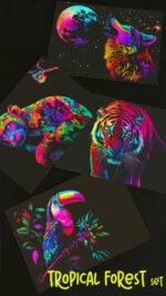 Wildlife canva 1 rinkinys - Image 3